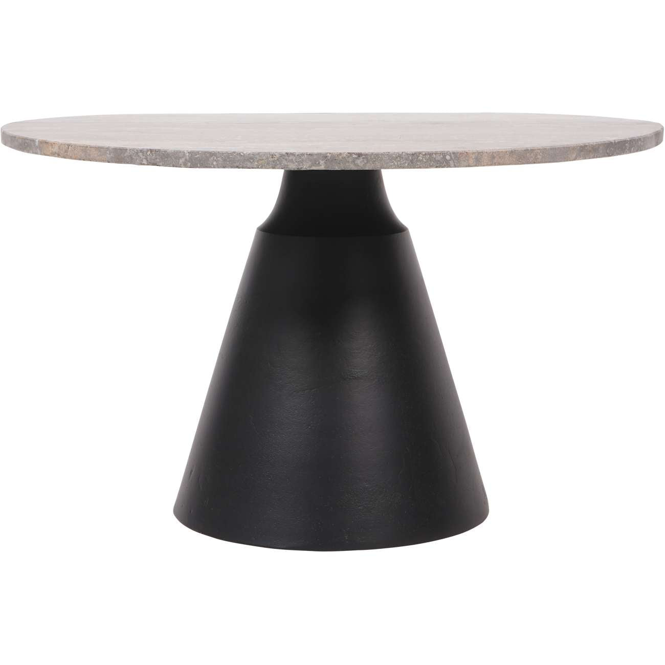 Clifton II Charcoal Black & Dark Travertine Coffee Table Small